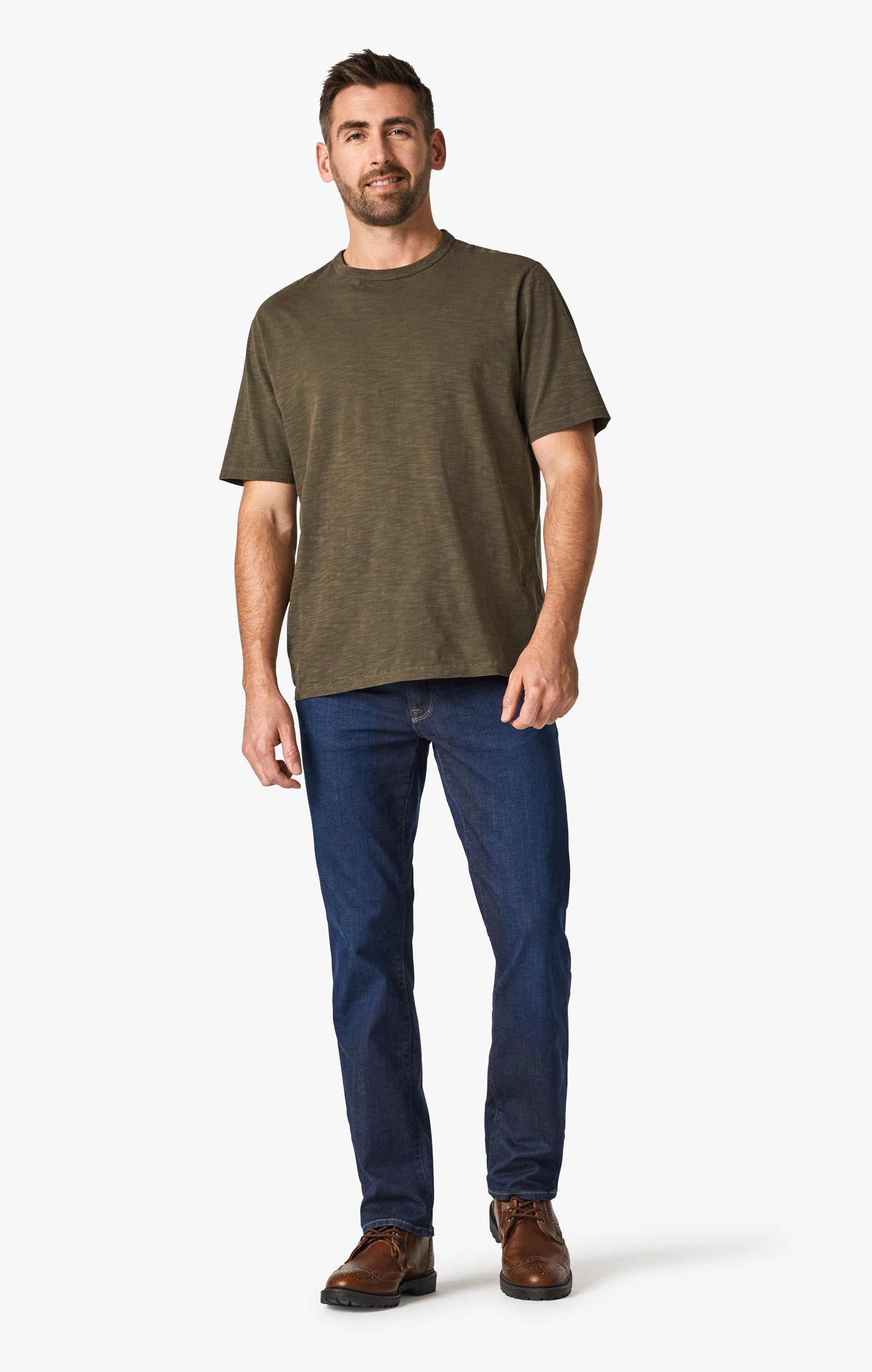 Charisma Relaxed Straight Jeans In Dark Cashmere Image 1