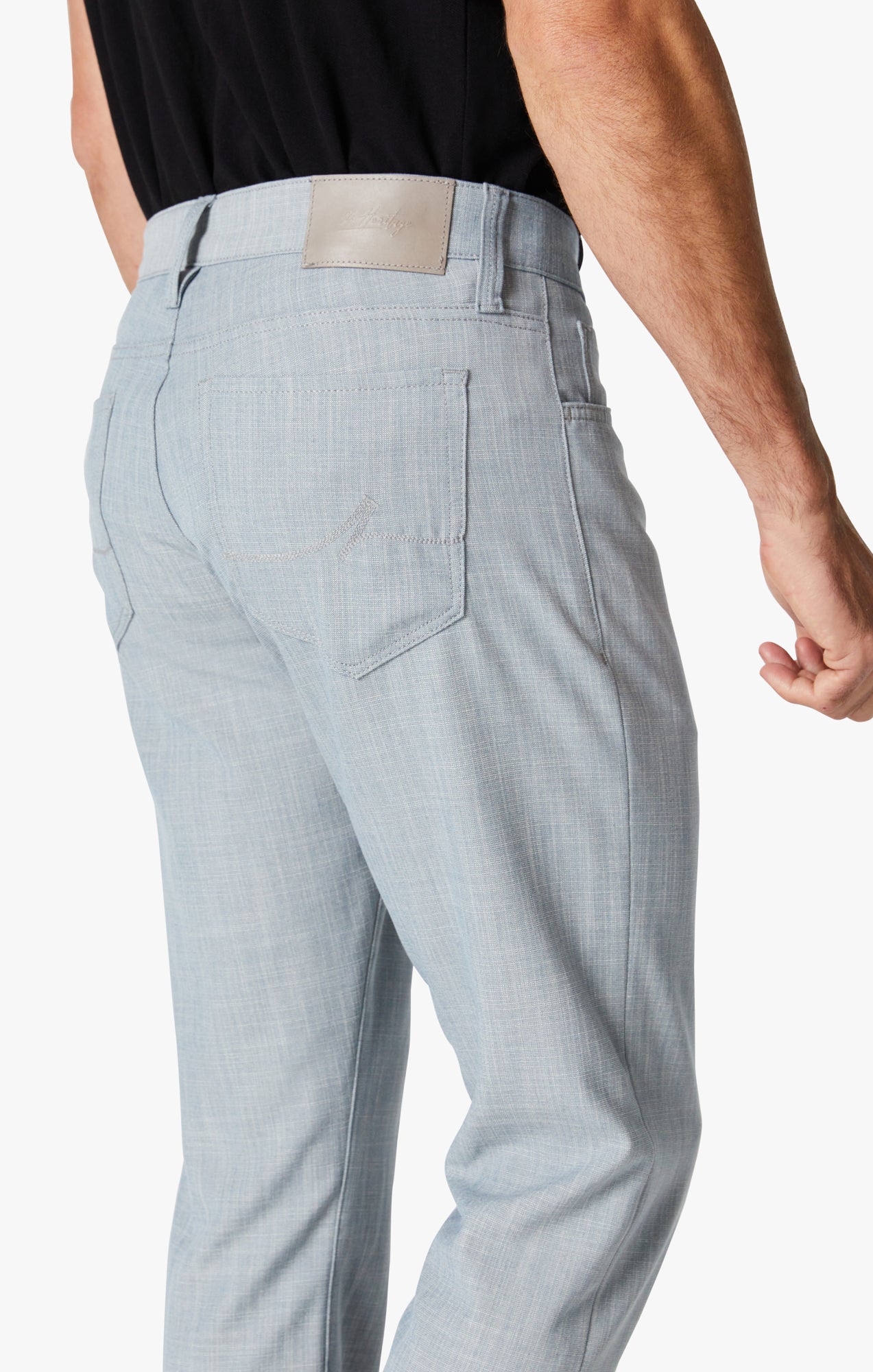 Charisma Relaxed Straight Pants In Bluestone Cross Twill Image 6