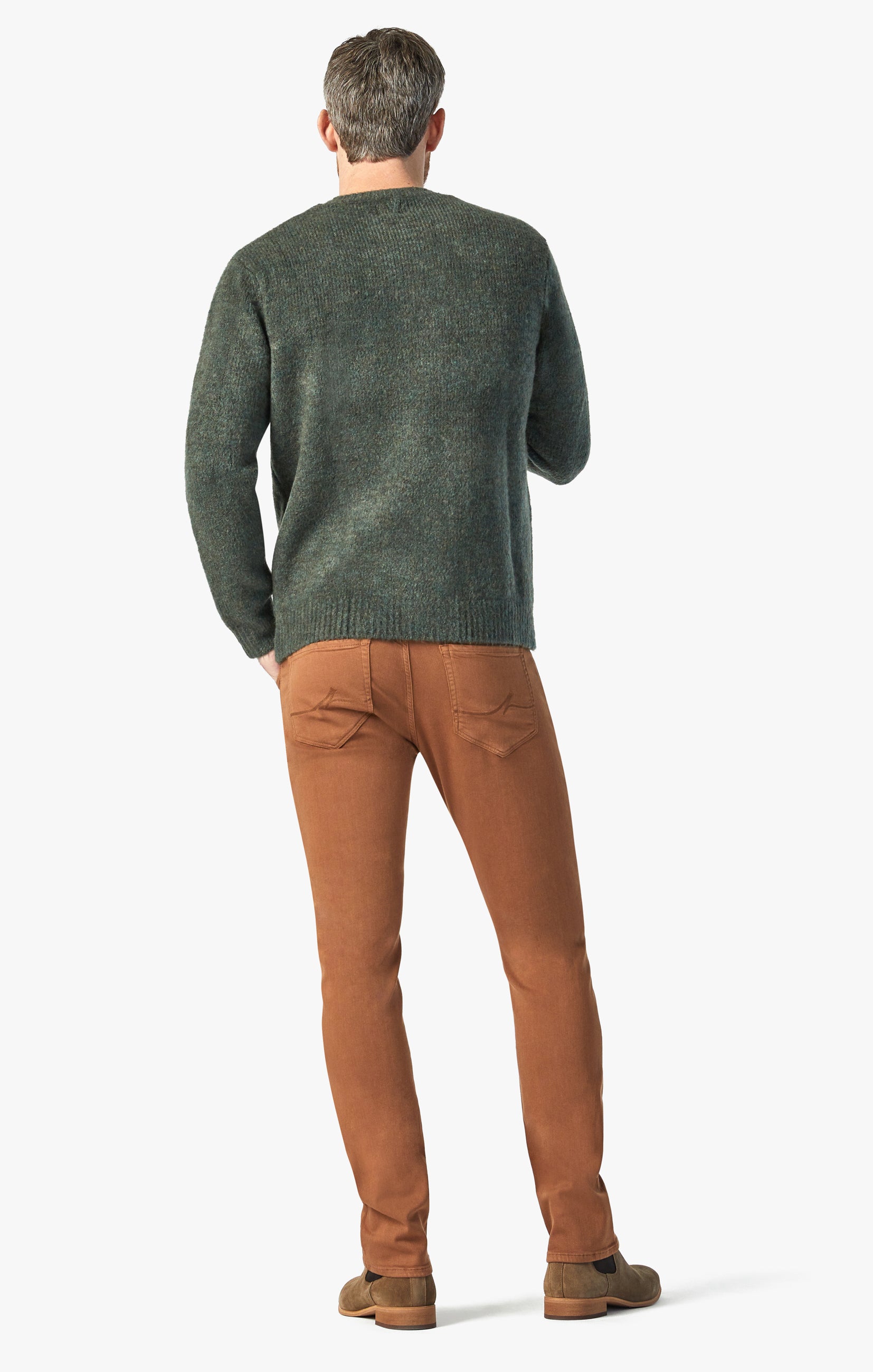 Courage Straight Leg Pants In Toffee Comfort Image 5