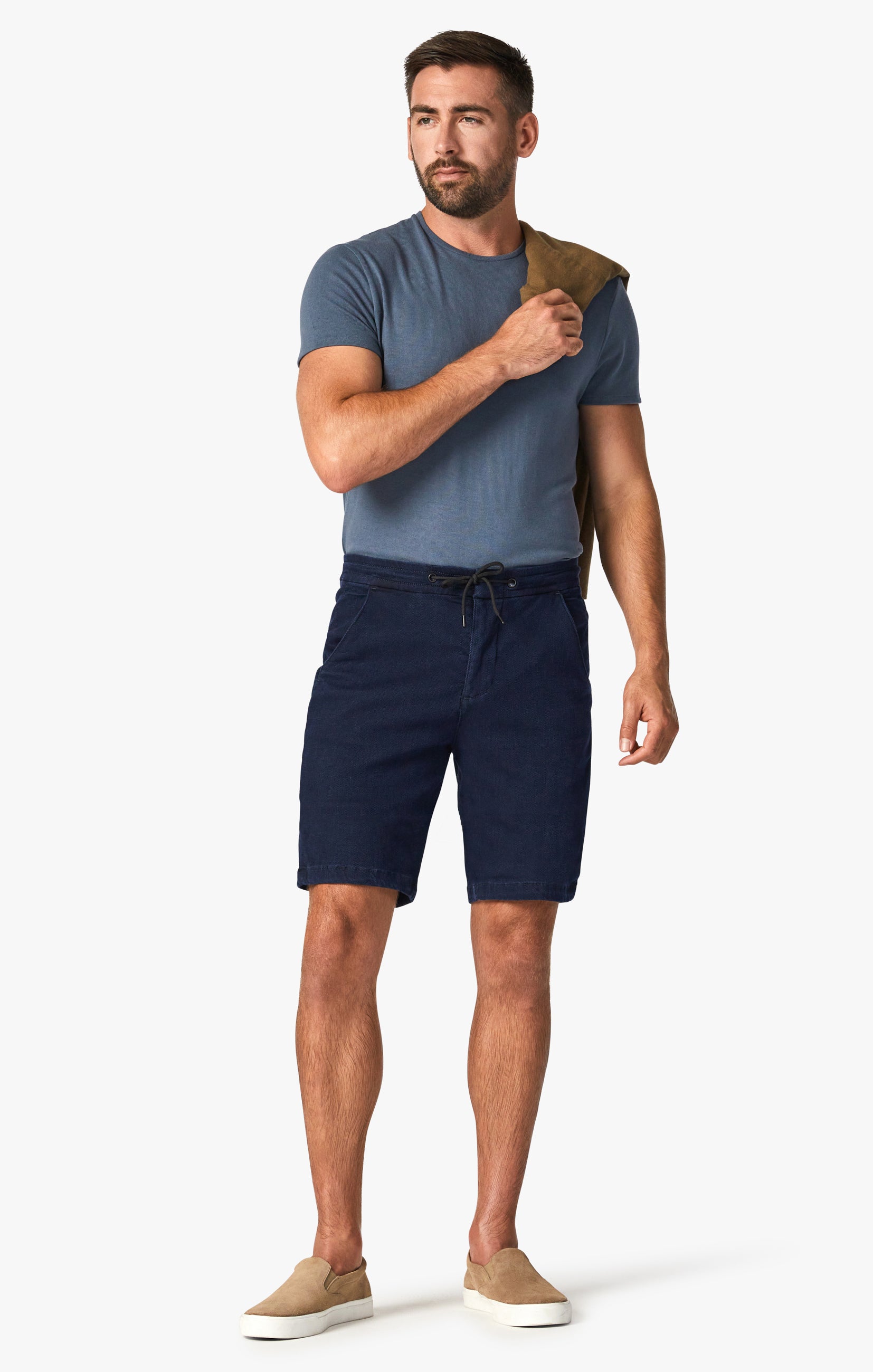 Conor Shorts in Deep Blue Soft Sporty Image 1