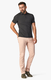 Charisma Relaxed Straight Pants In Rose Twill