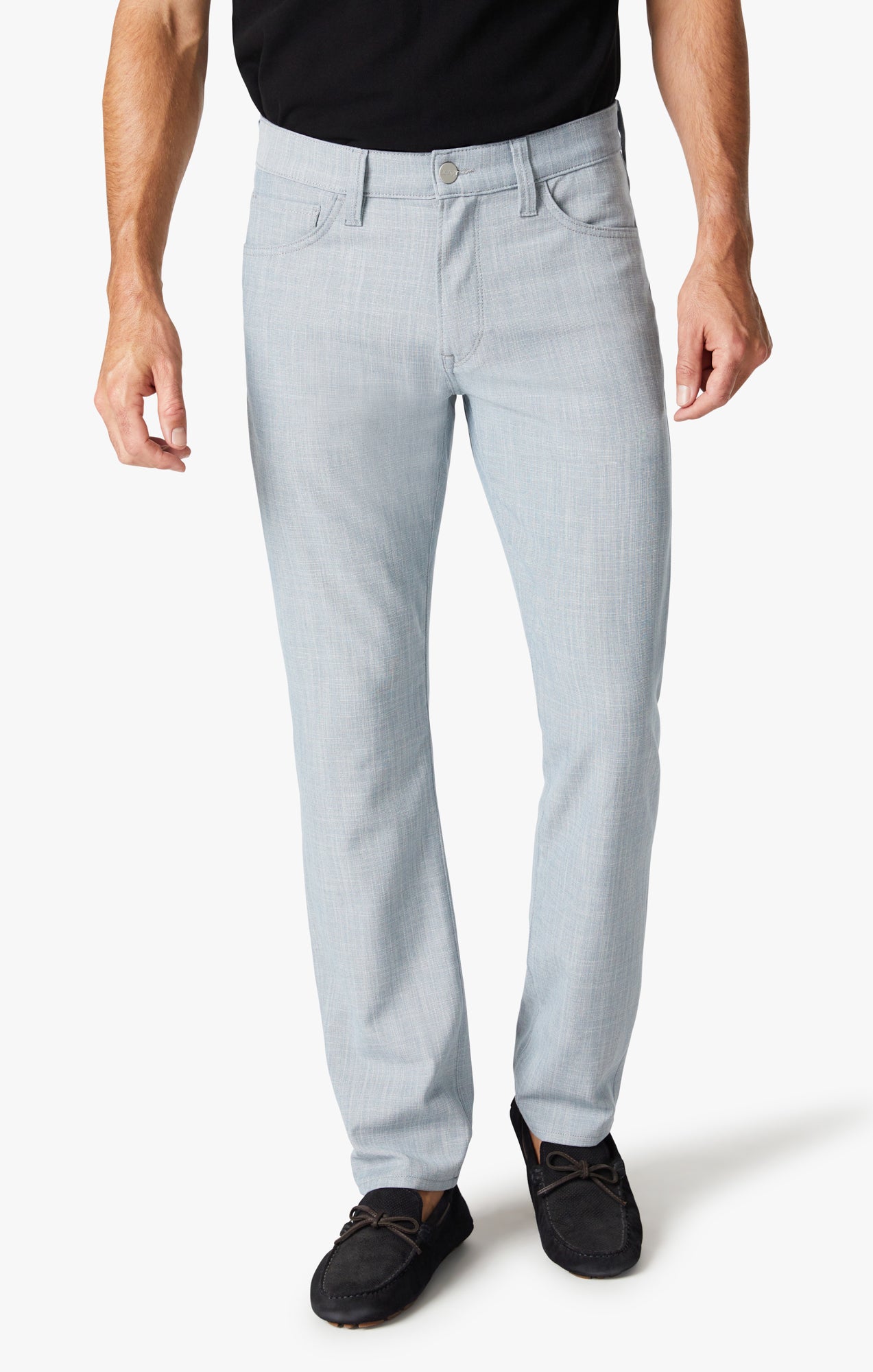 Charisma Relaxed Straight Pants In Bluestone Cross Twill Image 2