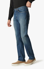 Charisma Relaxed Straight Jeans In Mid Cashmere