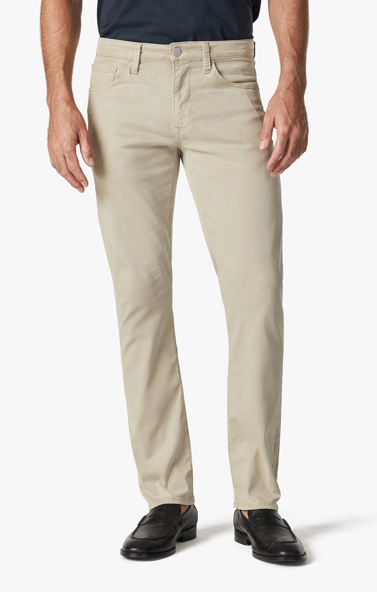 Courage Straight Leg Pants In Aluminum Twill – 34 Heritage