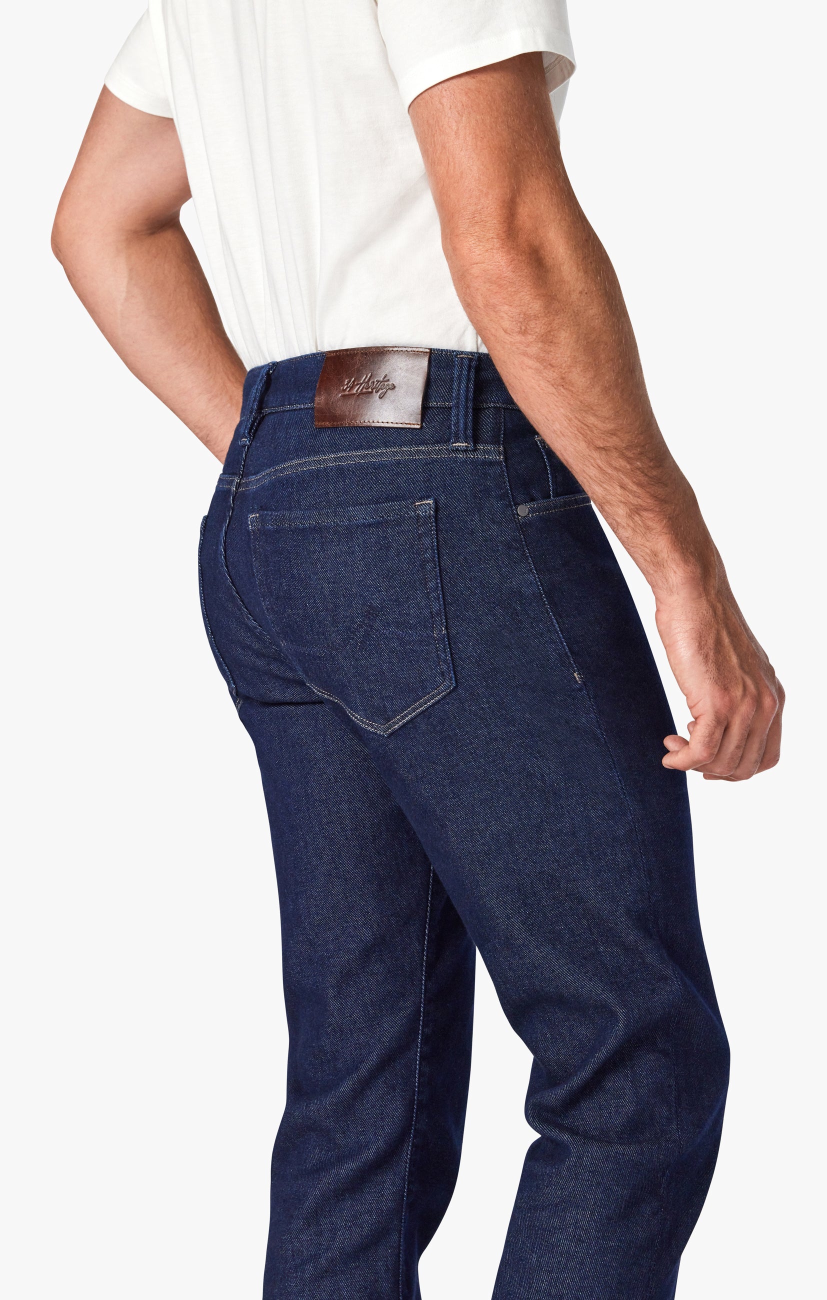 Cool Tapered Leg Jeans in Deep Structure Image 6