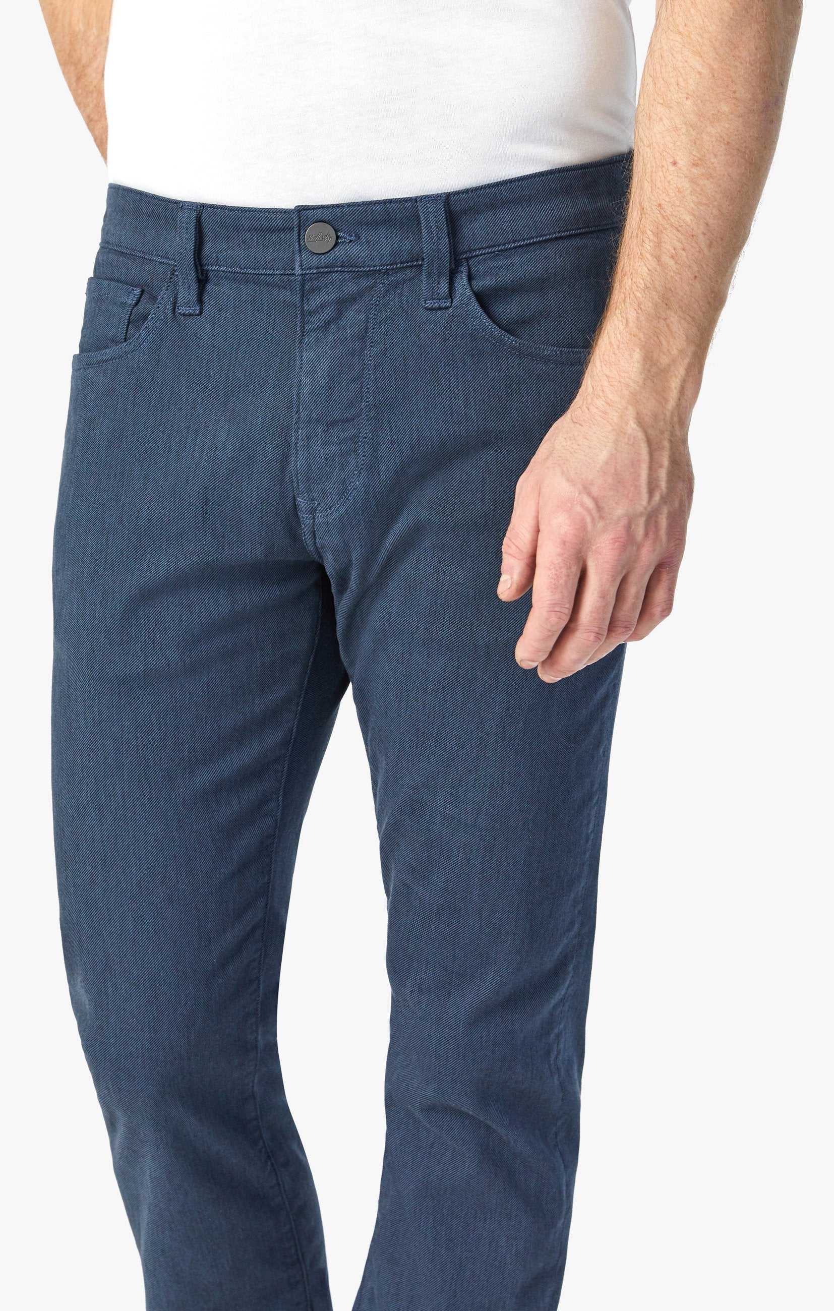 Courage Straight Leg Pants In Insignia Blue Diagonal