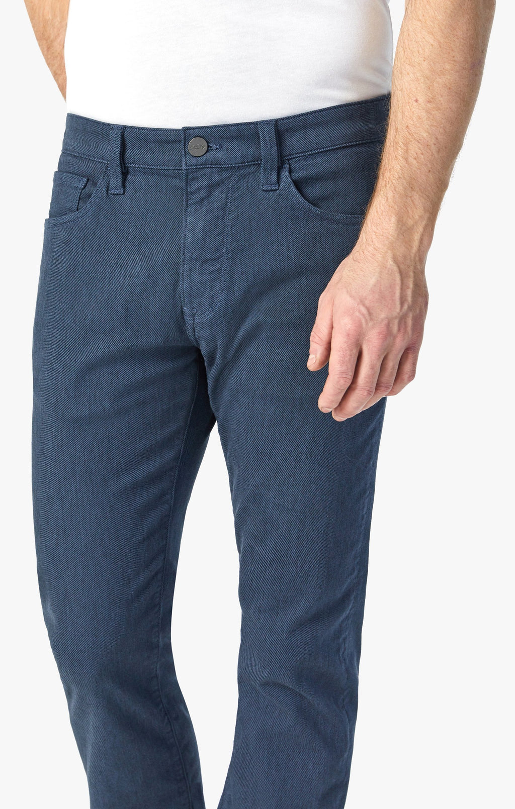 Courage Straight Leg Pants In Insignia Blue Diagonal