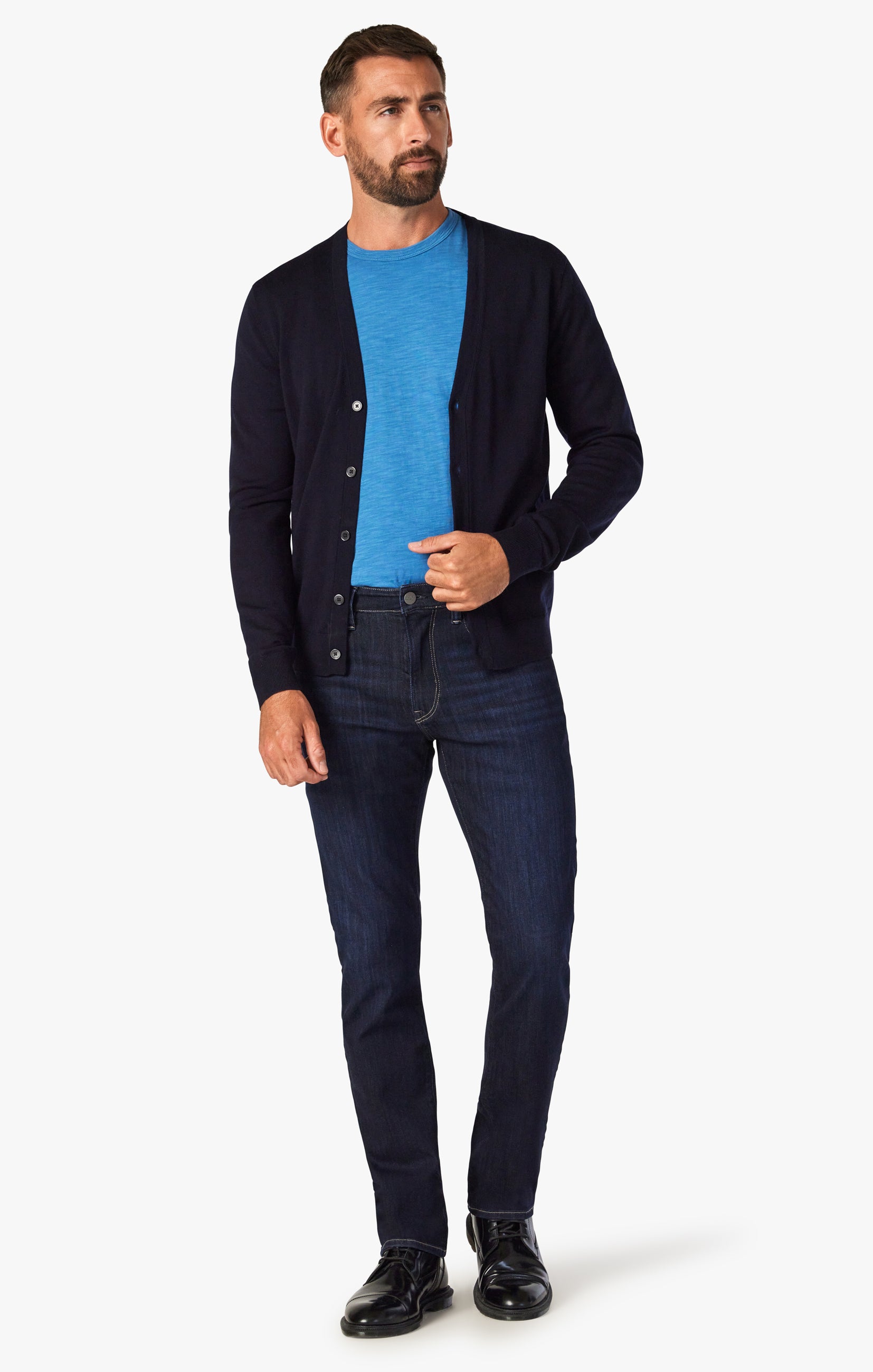 Courage Straight Leg Jeans In Deep Refined Image 2
