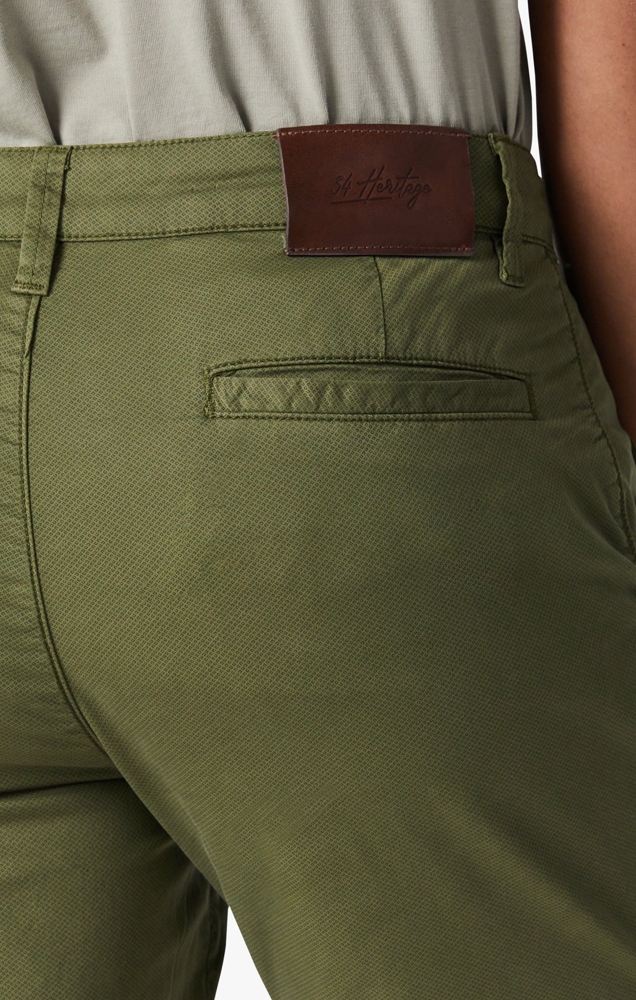 Arizona Shorts In Green Tie Print Image 5