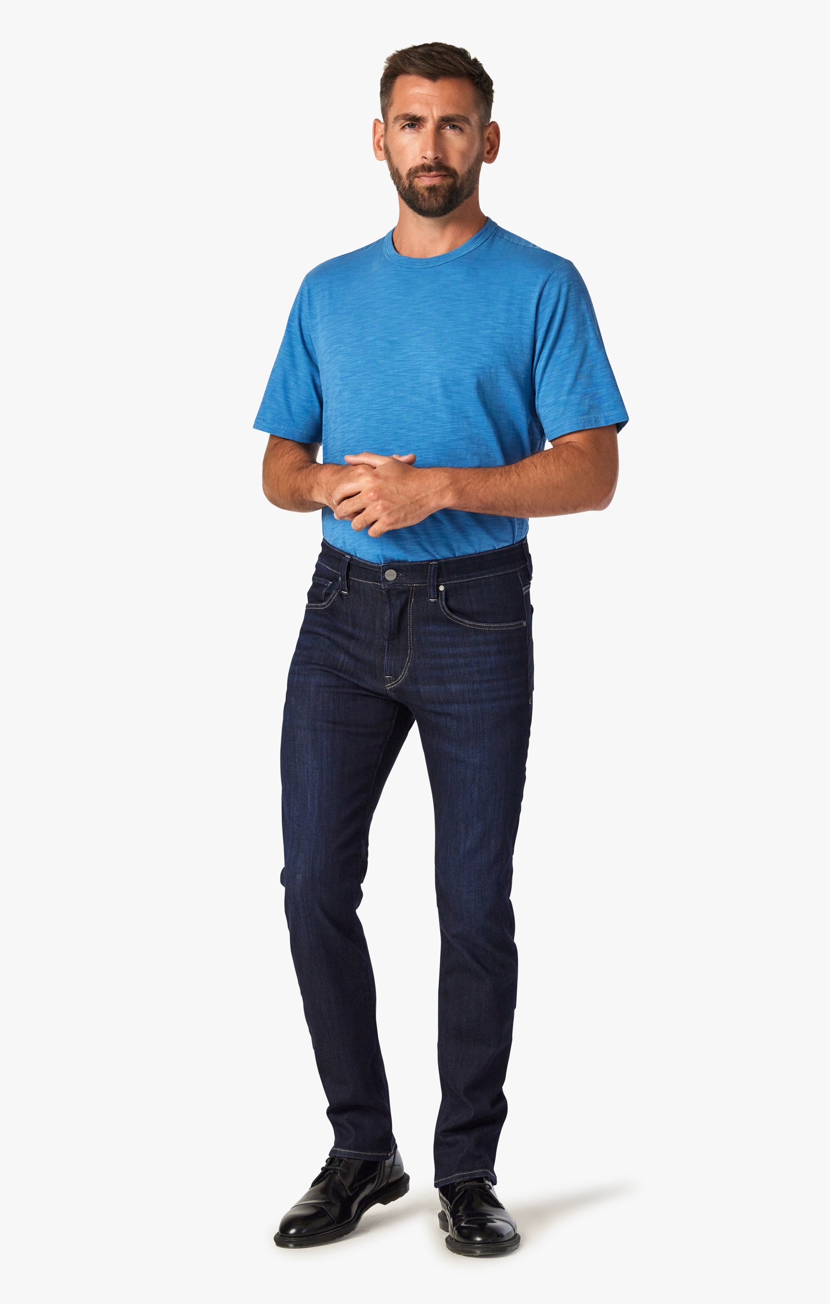 Courage Straight Leg Jeans In Deep Refined Image 2